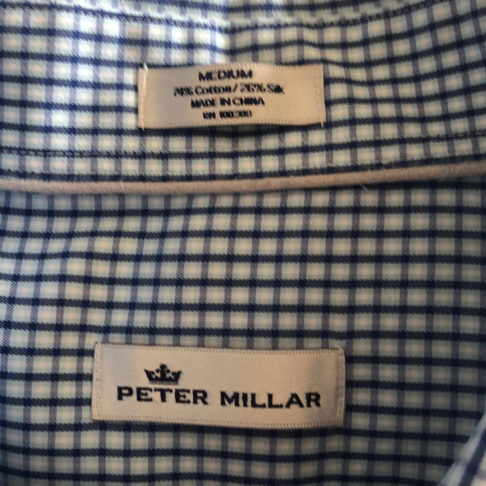 Peter Millar Long Sleeve Button Down. Like New! - image 2